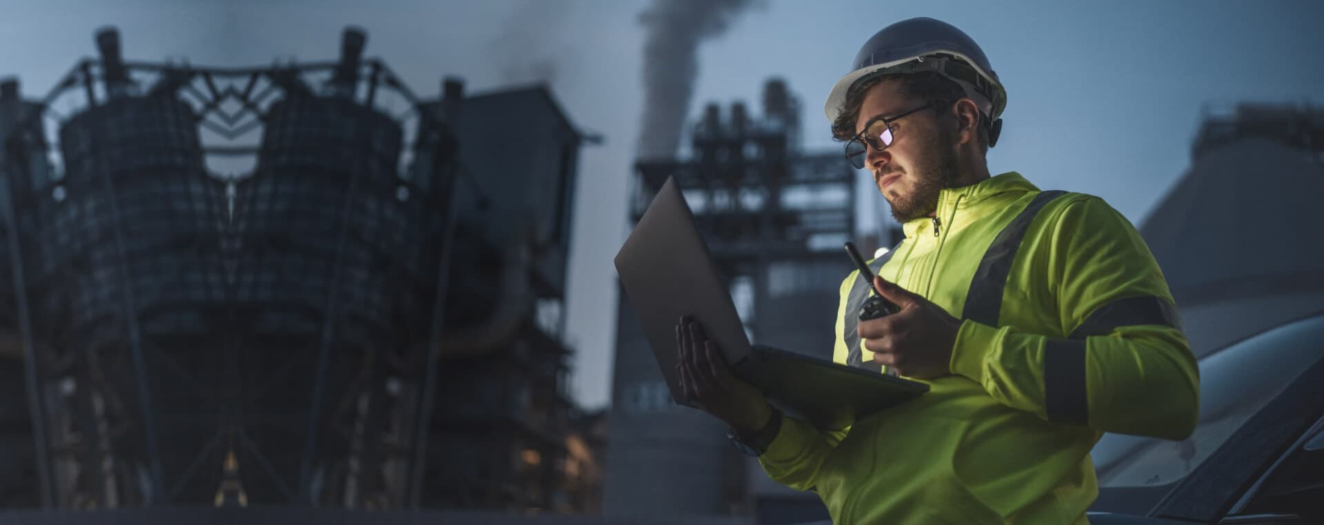 Worker at Construction Site